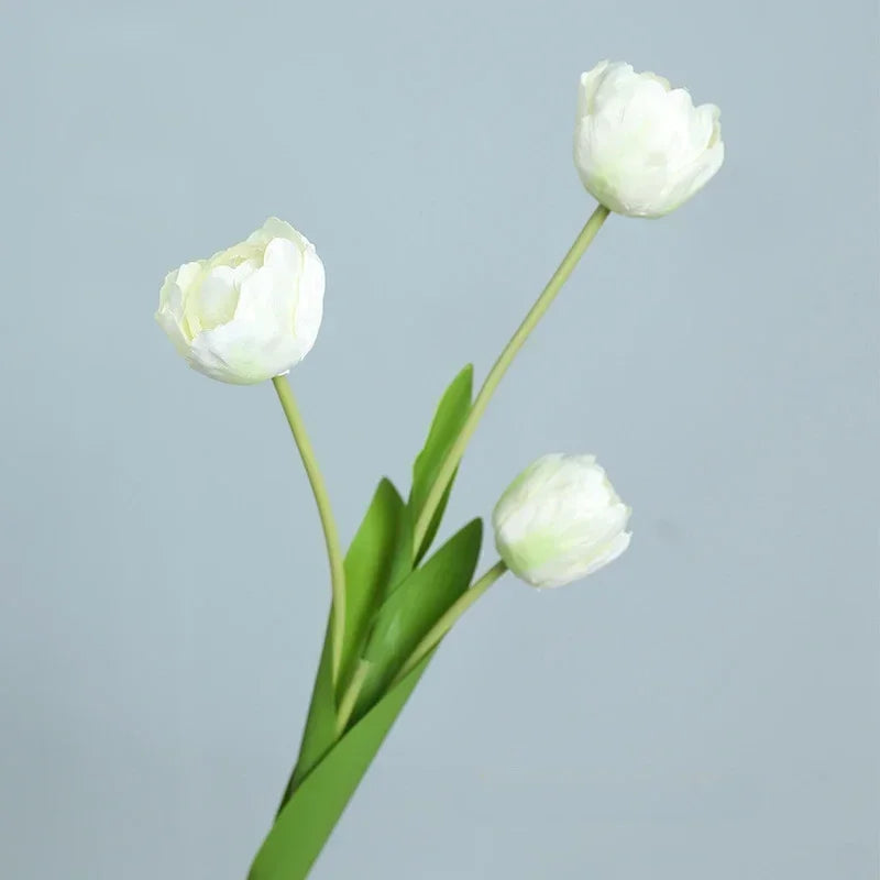 fleurs artificielles tulipes en soie décoratives pour toutes occasions - vue 11 sur 13