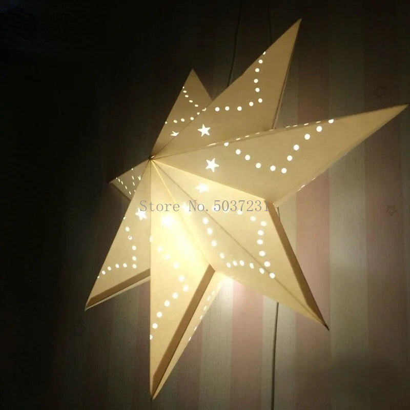 lustre créatif étoile à cinq branches led décoratif suspendu - vue 3 sur 8