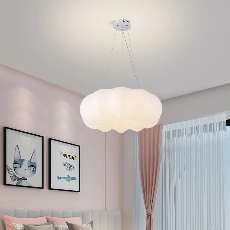 lustre moderne en forme de nuage pour décoration intérieure - vue 5 sur 10