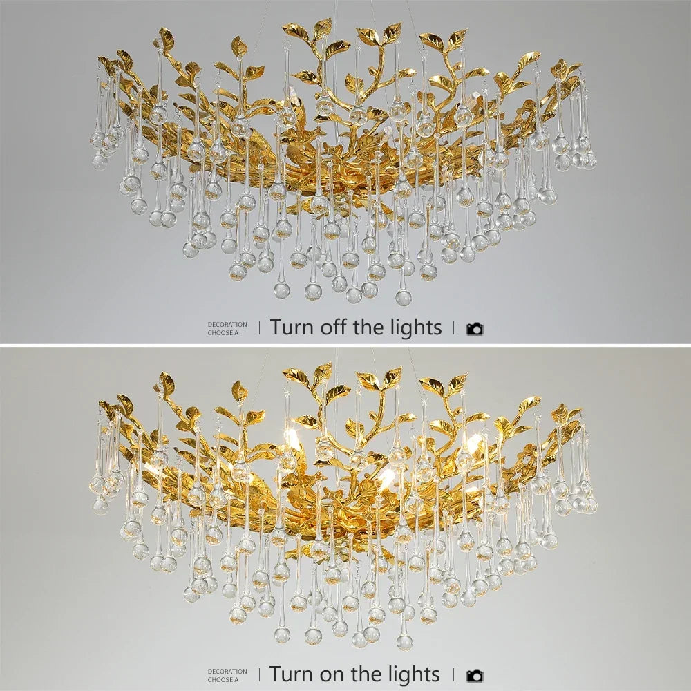 lustre en cristal vintage artpad design élégant pour intérieur moderne - vue 6 sur 8