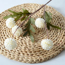 5 têtes de pissenlit fleurs artificielles pour décoration mariage fête