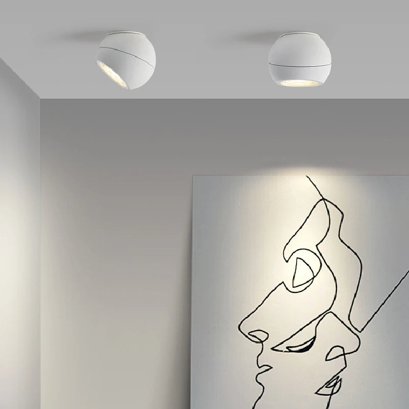 plafonnier led rond modulable 12w - vue 7 sur 6