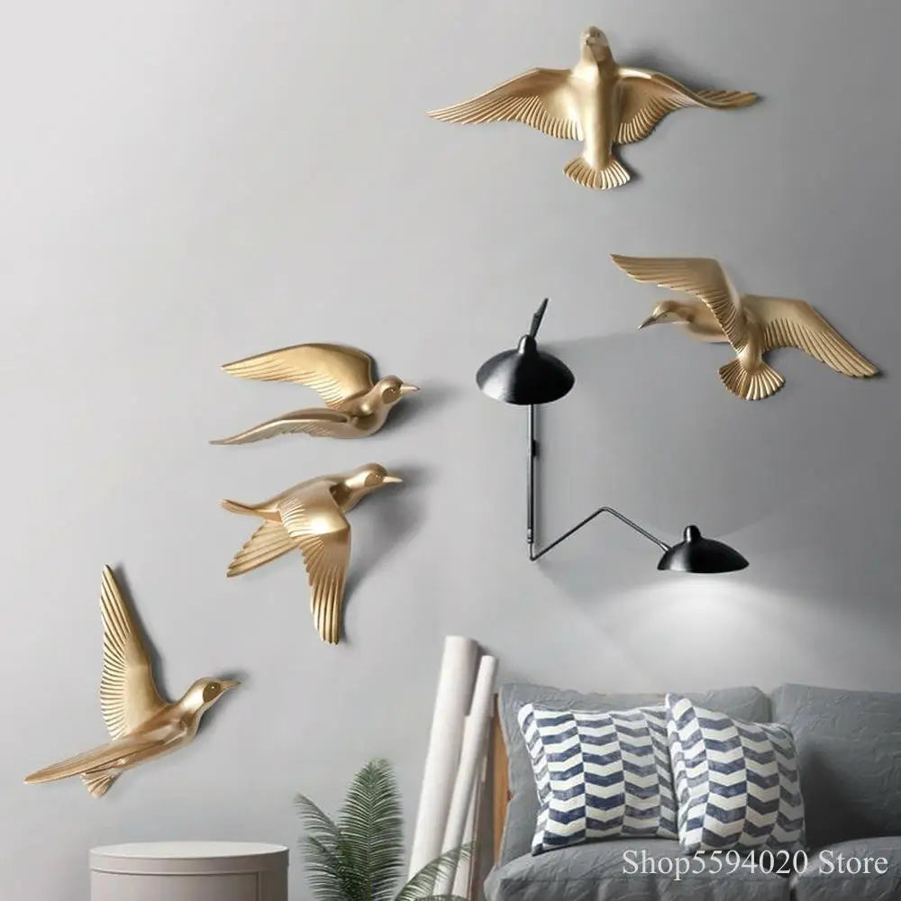 décoration murale créative mouette oiseau pour intérieur