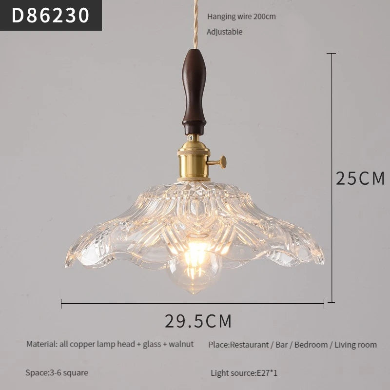 suspension moderne en laiton et verre pour intérieur - vue 11 sur 30