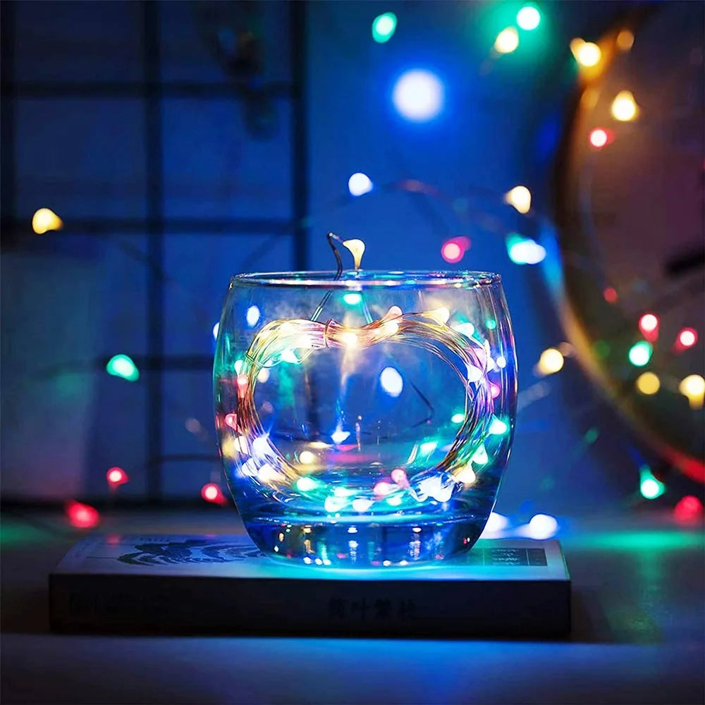 guirlande lumineuse led usb étanche décoration de fête Noël mariage - vue 4 sur 14