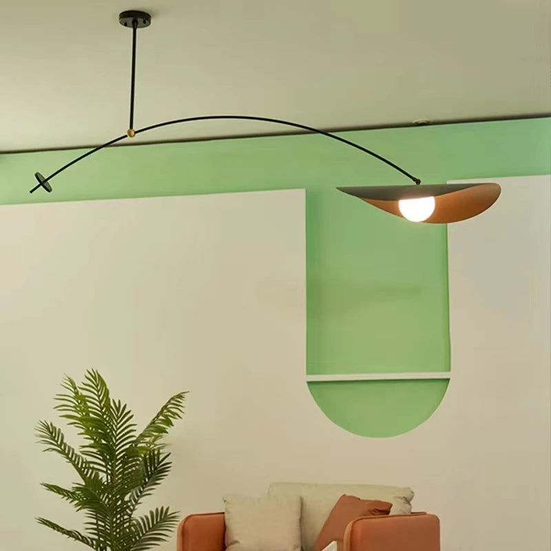 Lampadaire LED créatif et réglable au design nordique moderne