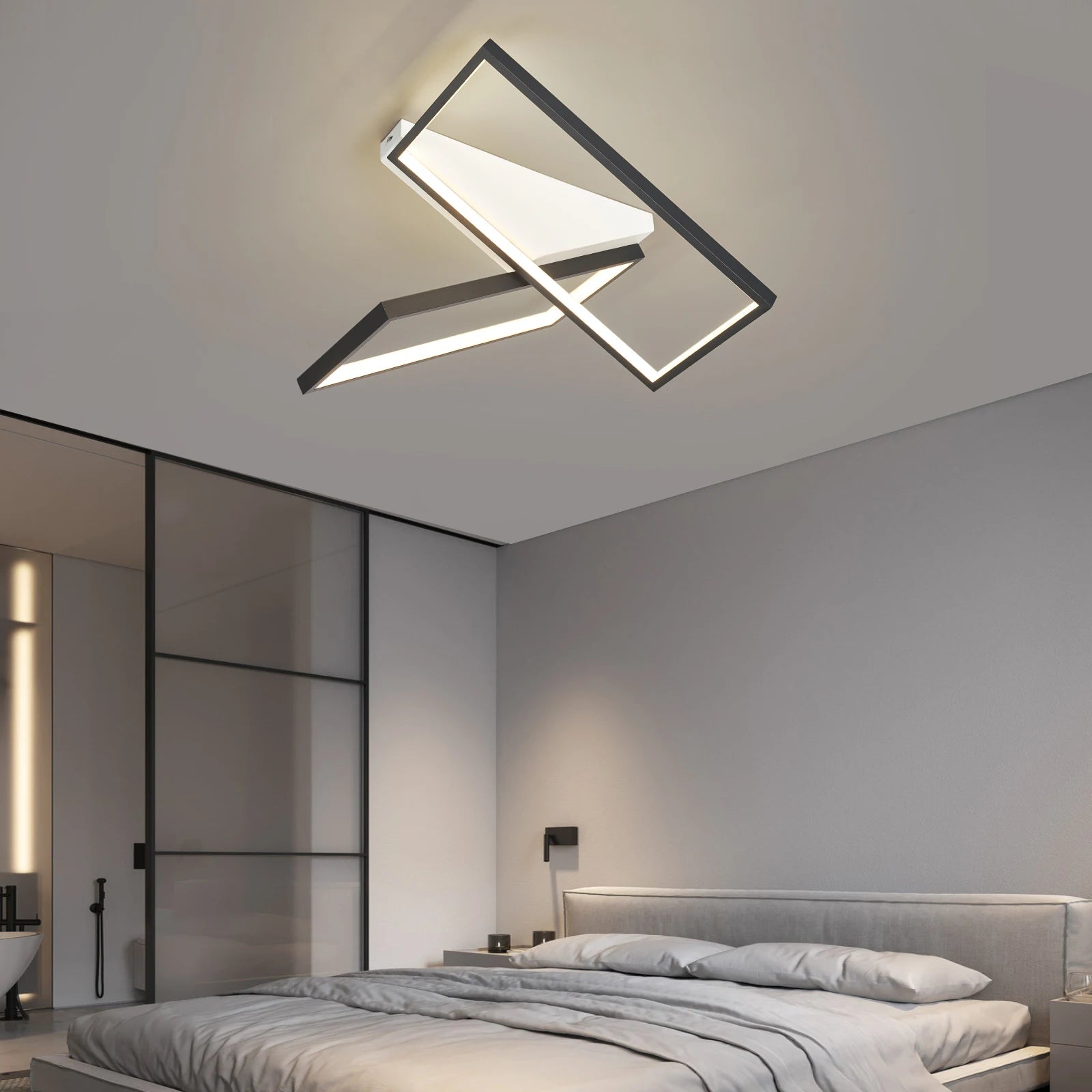 plafonnier à led moderne pour décoration intérieure élégante - vue 3 sur 10