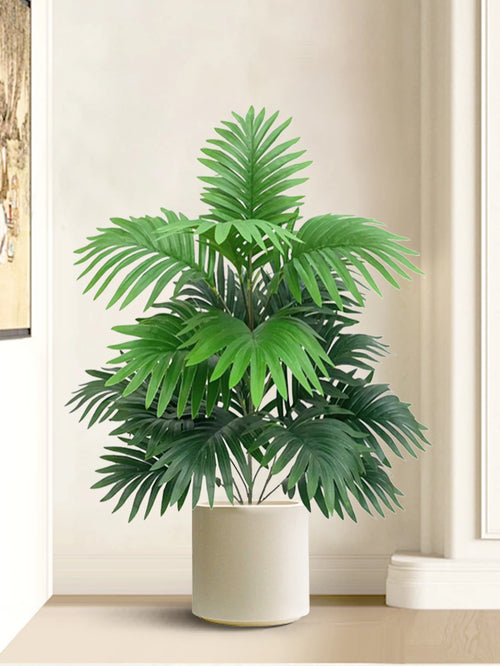 palmier artificiel tropical en plastique pour décoration intérieure - vue 6 sur 8