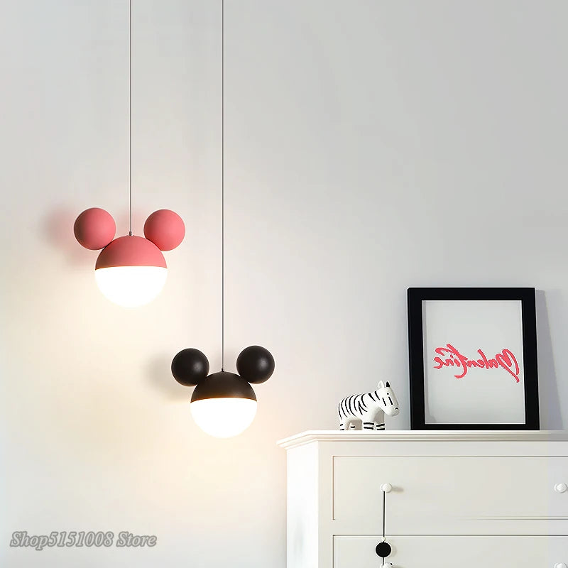 lampe led suspendue mickey pour soin des yeux enfant - vue 3 sur 8