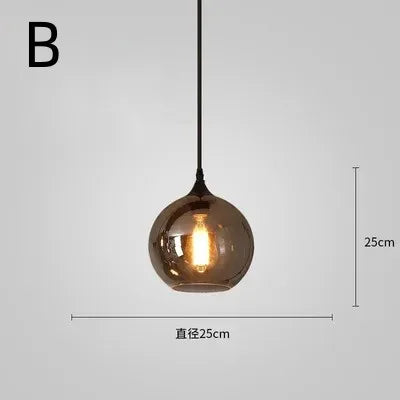 suspension à led en verre design pour décoration intérieure moderne - vue 7 sur 15