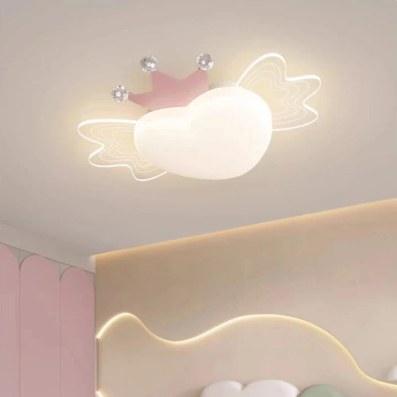 plafonnier mignon en forme d'avion pour enfant romantique et simple - vue 3 sur 8