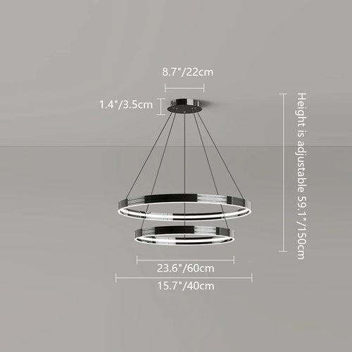 lustre moderne en métal pour éclairage intérieur élégant - vue 17 sur 16