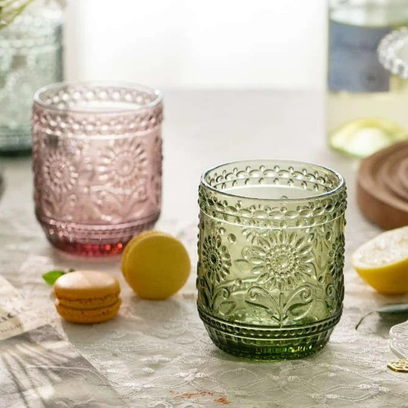 Verre vintage sans pied résistant chaleur multi boissons
