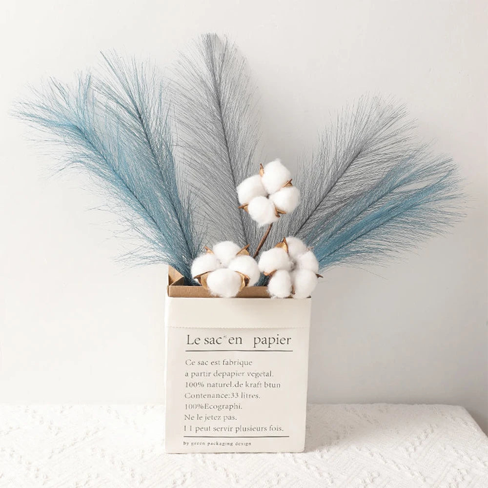 lot de pampas artificielles pour décoration mariage fête - vue 3 sur 18