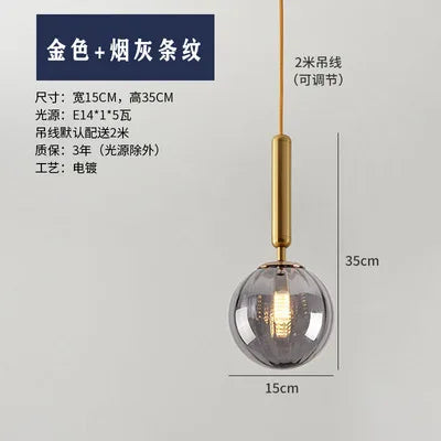 suspension moderne en verre pour décoration intérieure élégante - vue 23 sur 24