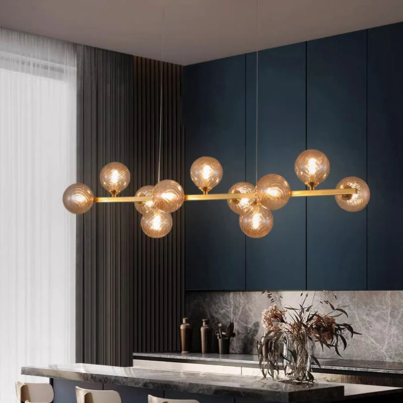 Lustre led suspendues au design moderne