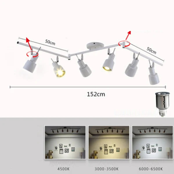 plafonnier led design pour salon bar et bureau - vue 12 sur 17