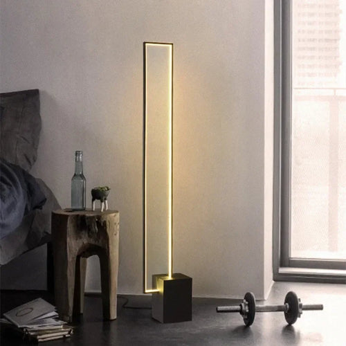 Lampadaire Led rectangulaire moderne