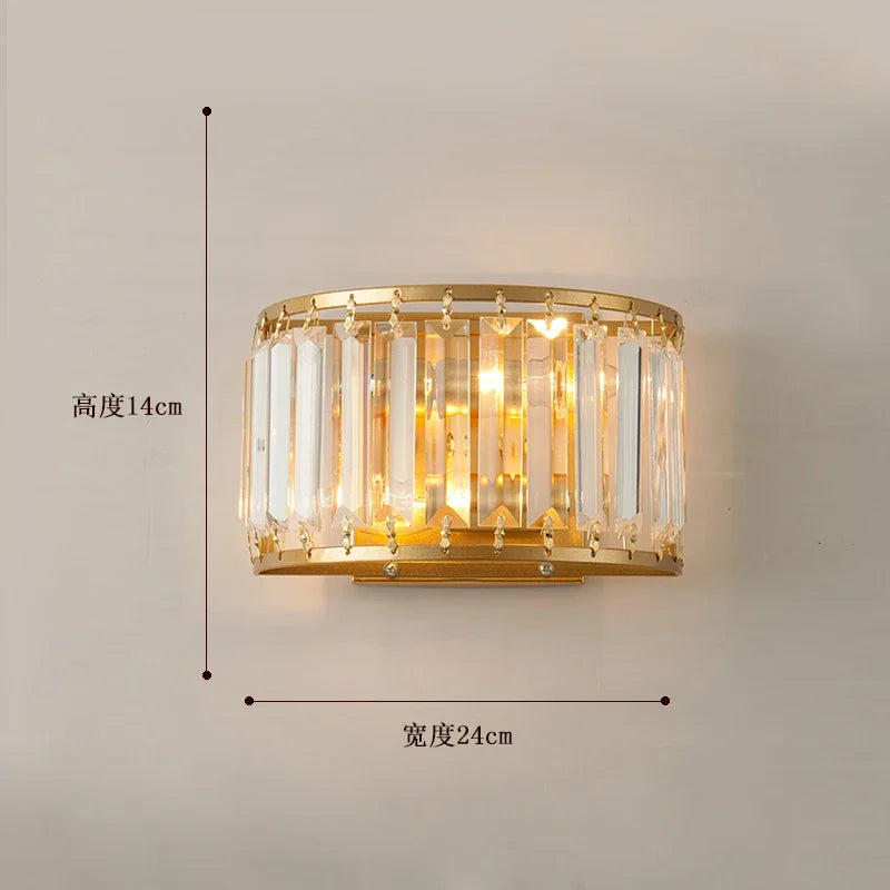 applique murale en cristal pour décoration moderne et artistique - vue 3 sur 8