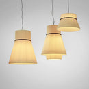 suspension décoration nordique tissu artistique grain vertical moderne