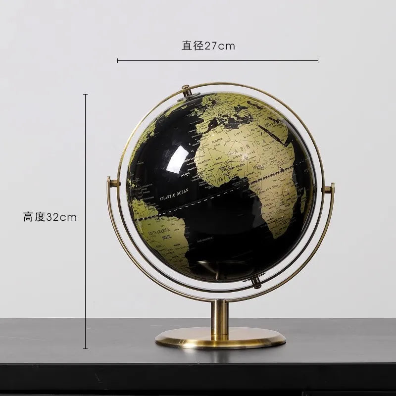 lampe de décoration globe américain luminaire haut de gamme élégant - vue 7 sur 9