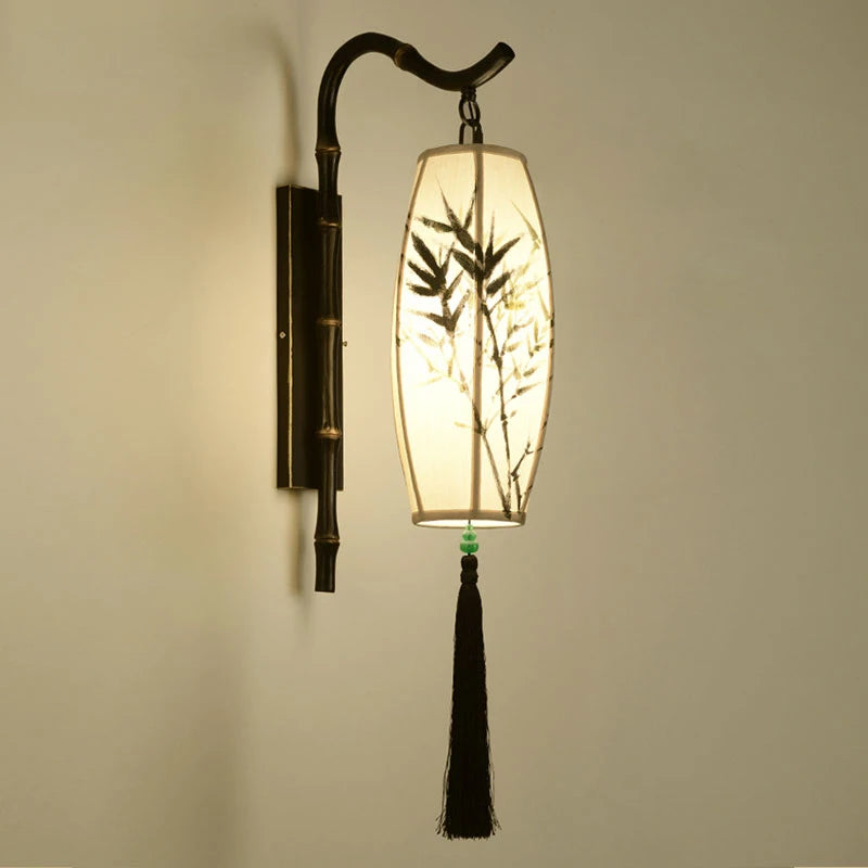 applique murale led style chinoiserie pour hôtel et salon de thé - vue 2 sur 9
