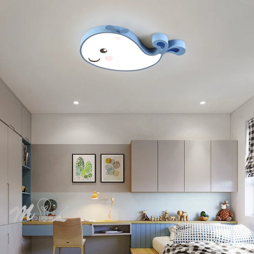 plafonnier LED créatif baleine pour chambre d enfant moderne - vue 5 sur 15