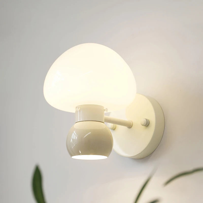applique murale décorative en forme de champignon pour chevet - vue 3 sur 6