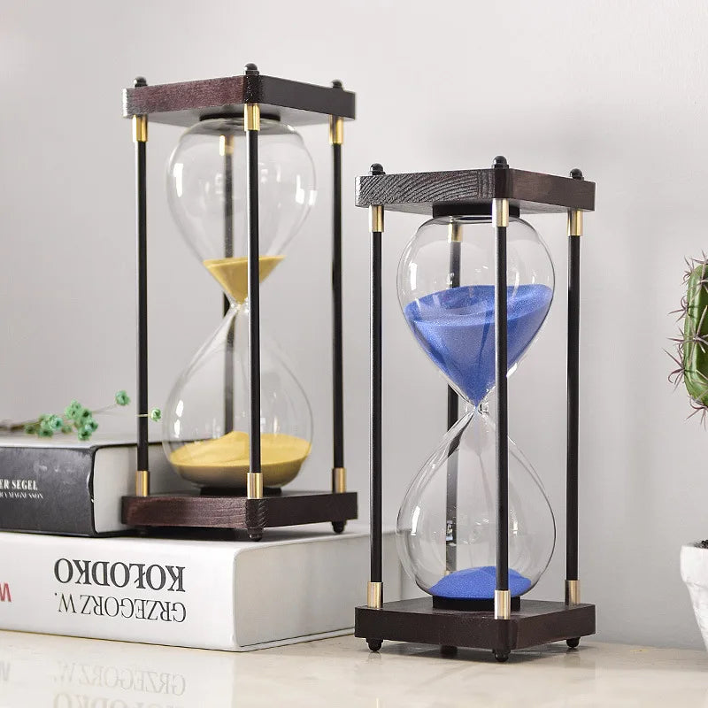 sablier en verre antichute pour enfants 30 minutes style rétro - vue 3 sur 17