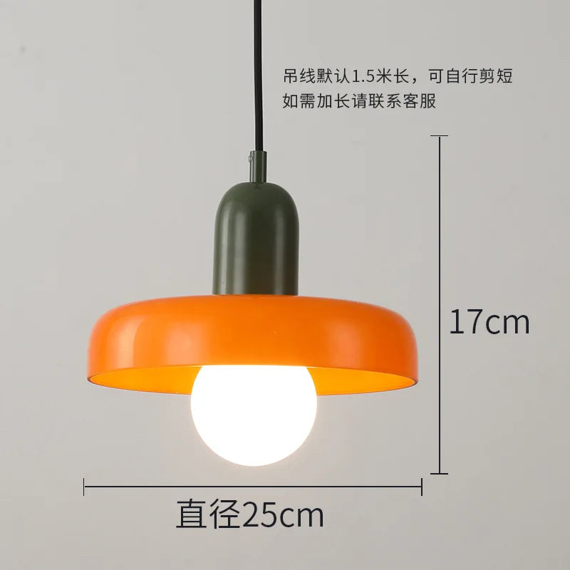 lampe suspendue en verre nordique pour décoration intérieure - vue 18 sur 30