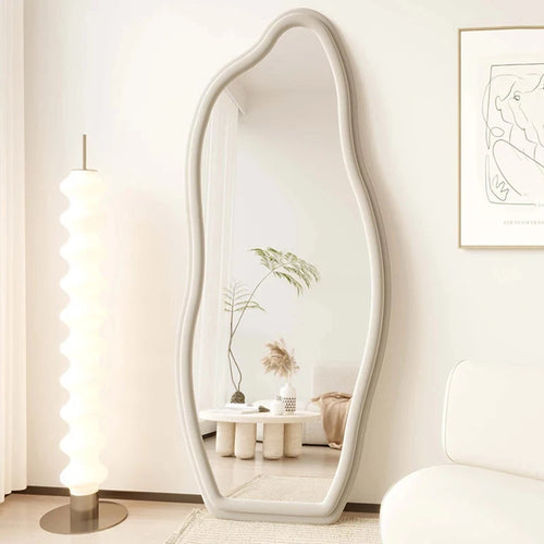 miroirs décoratifs muraux ondulés style nordique esthétique - vue 4 sur 17