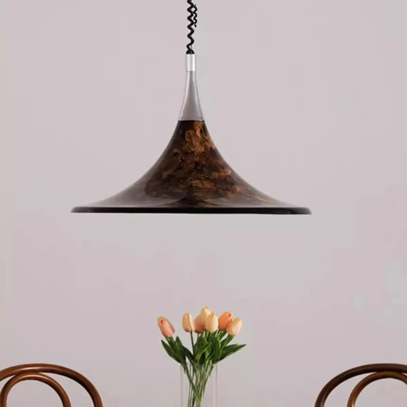 lustre en lave style médiéval pour décoration intérieure moderne - vue 3 sur 8