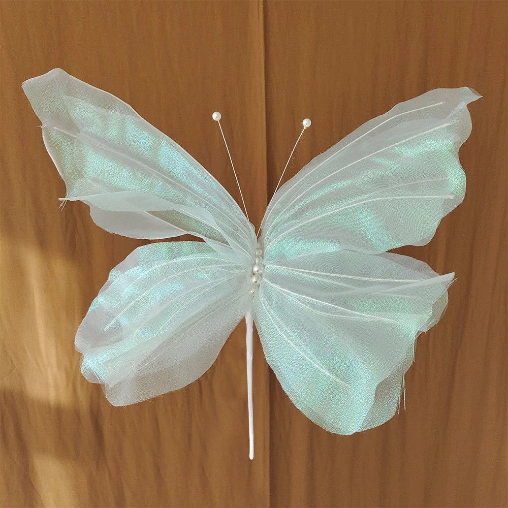 décoration papillons géants pour baby shower mariage anniversaire - vue 15 sur 19