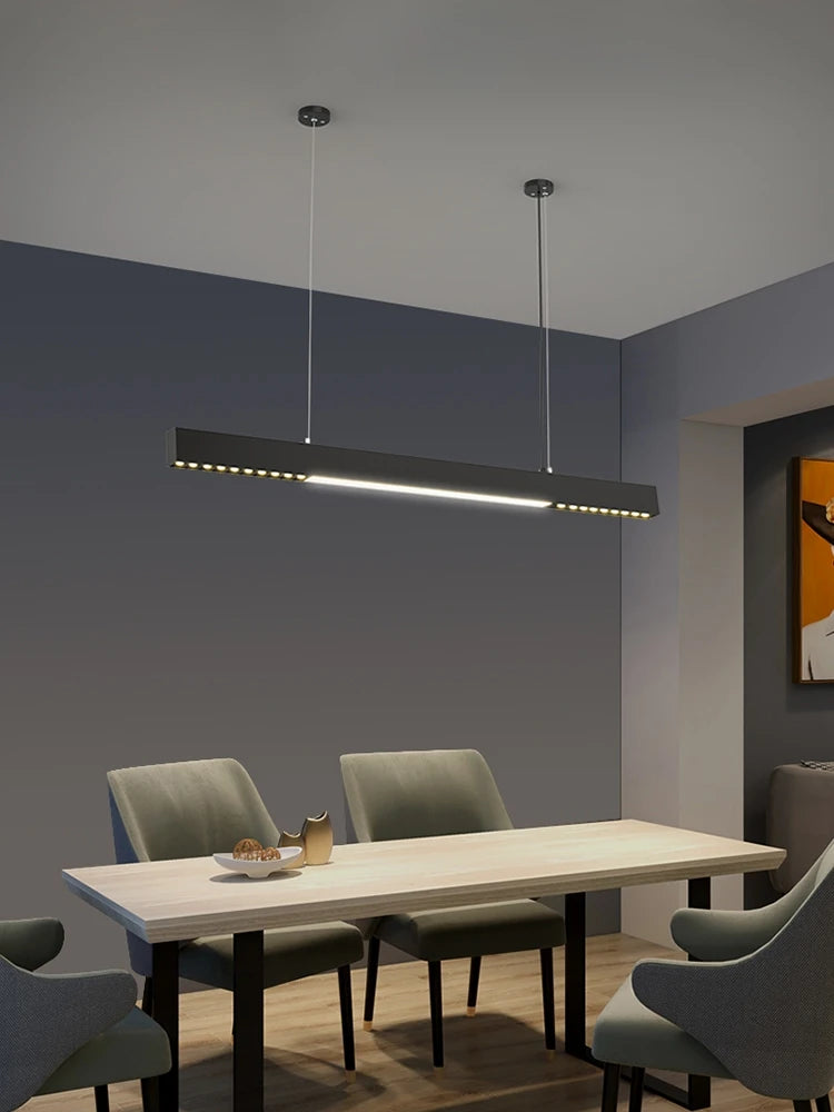 lustre moderne minimaliste pour cuisine et bureau - vue 7 sur 10
