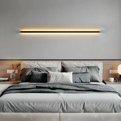 applique murale led cuboïde minimaliste en aluminium avec télécommande - vue 5 sur 22