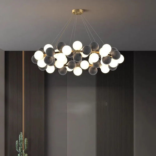 Lustre au design moderne pour décoration intérieure - vue 3 sur 18