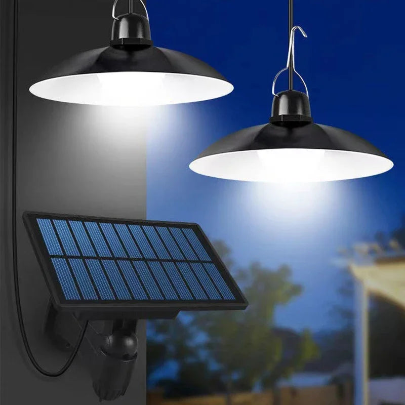 Suspension solaire 1 Drag 1/1 Drag 2 Led lampe à énergie solaire avec télécommande lustre Camping extérieur jardin suspension