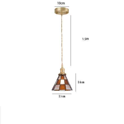 suspension en verre teinté style nordique pour éclairage industriel - vue 19 sur 18