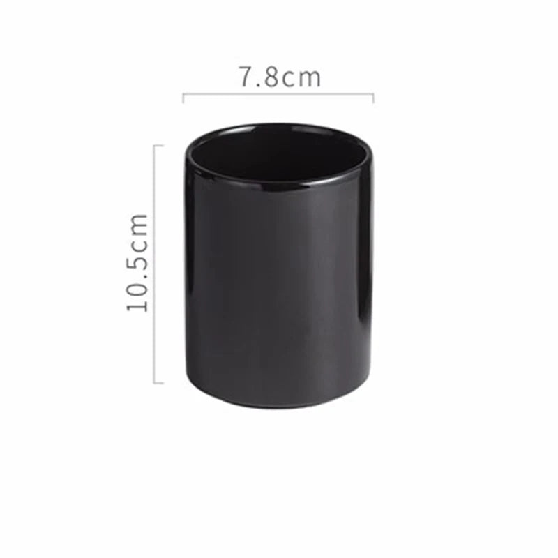 tasse créative en céramique pour brosse à dents et bain de bouche - vue 11 sur 16