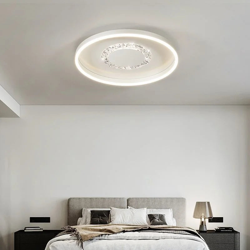 plafonnier led décoratif circulaire pour intérieur moderne - vue 7 sur 13