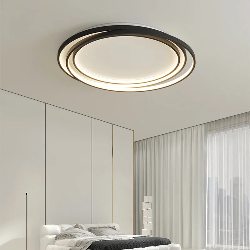 Plafonnier LED moderne pour salon salle à manger chambre Hall Ultra mince Lustre intérieur décoration de la maison luminaire Lustre