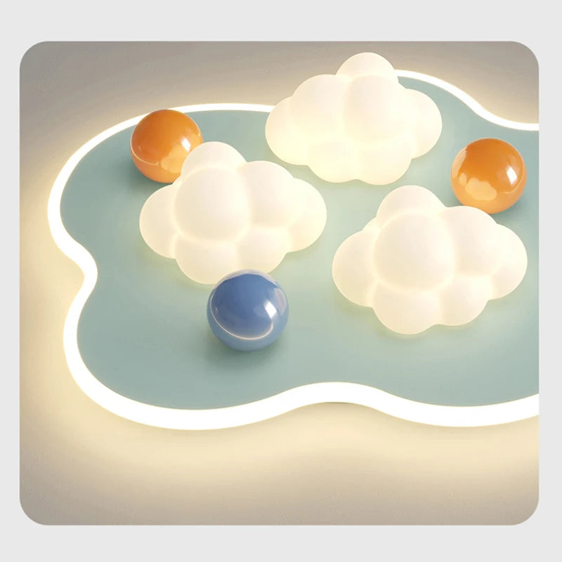 plafonnier moderne pour chambre d'enfant ciel nuage créatif et chaleureux - vue 6 sur 10