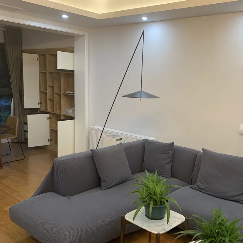 lampadaire led style bref métal intérieur éclairage salon