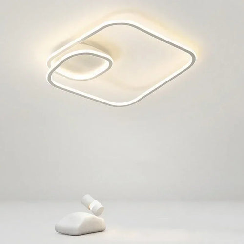 plafonnier led moderne pour décoration intérieure et ambiance chaleureuse - vue 2 sur 20