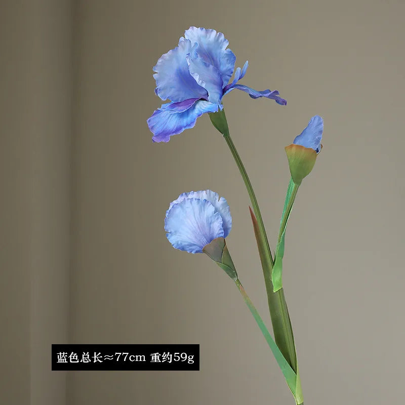 fleurs d'iris artificielles réalistes pour décoration et arrangements floraux
