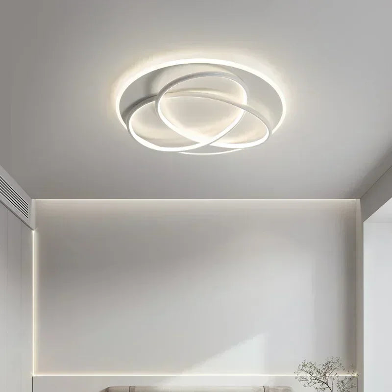 lustre moderne à leds pour décoration intérieure lumineuse - vue 7 sur 12