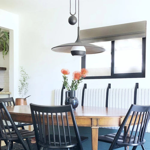 lustre minimaliste design ovni pour intérieur moderne créatif - vue 3 sur 7