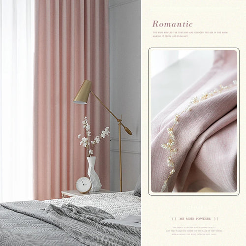 Rideau occultant moderne isolation lumière salon chambre fenêtre - vue 8 sur 12