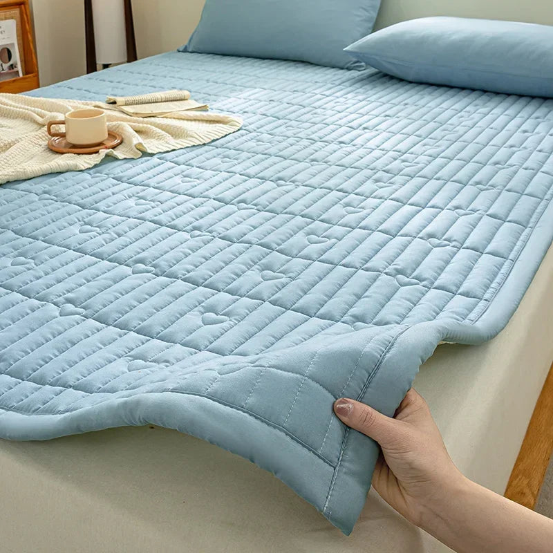 matelas matelassé romantique avec protection de lit doux et confortable
