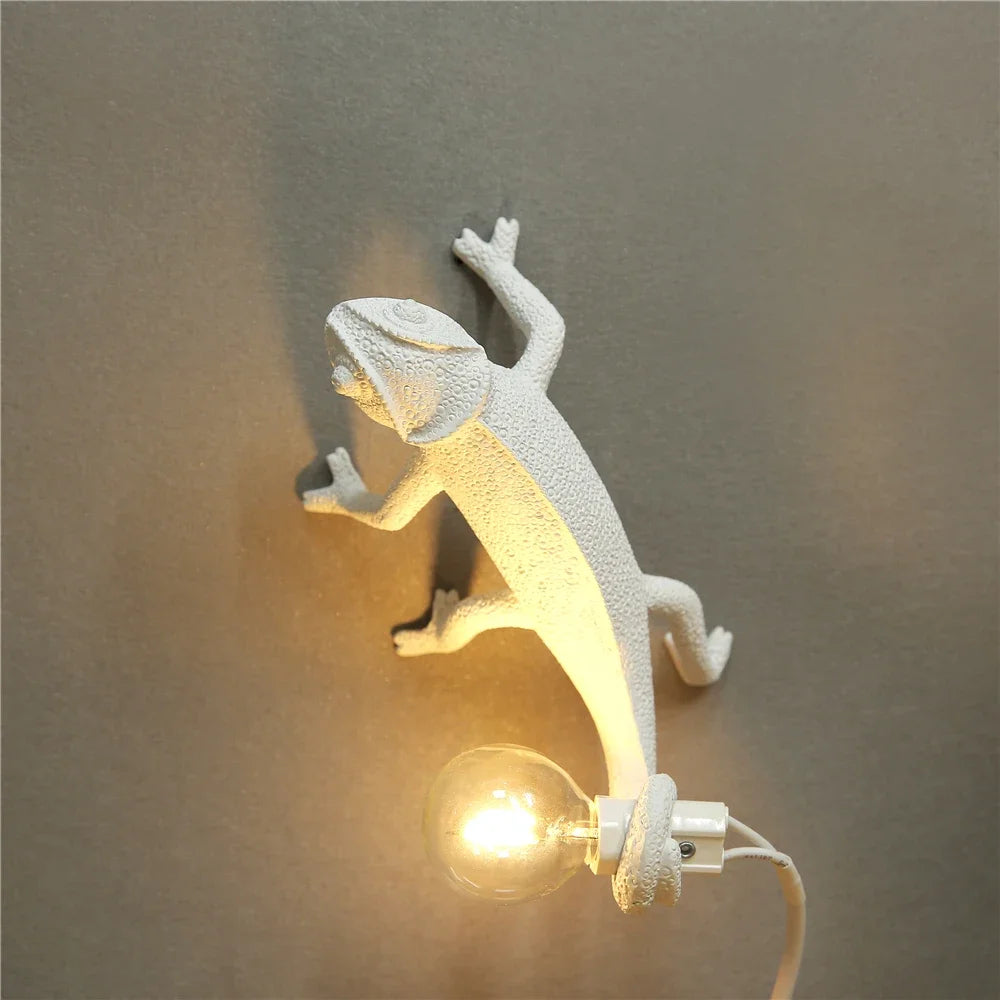 veilleuse lézard nordique lampe décorative moderne à LED - vue 5 sur 11